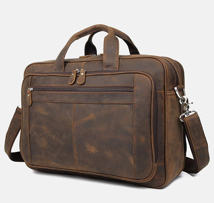 Leather Business bag "Crazy Horse"