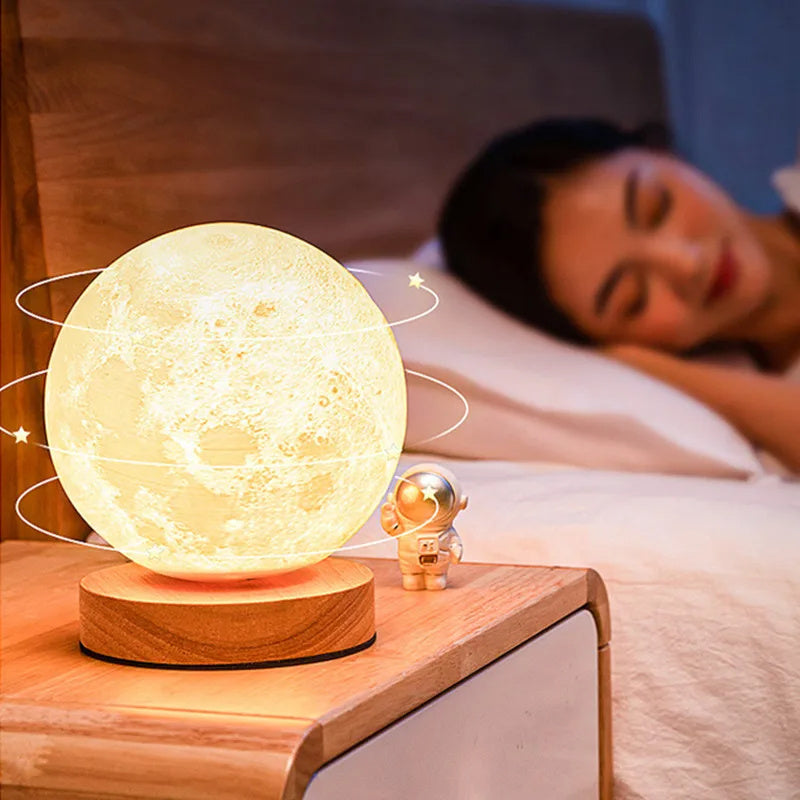 3D Levitating Moon Lamp