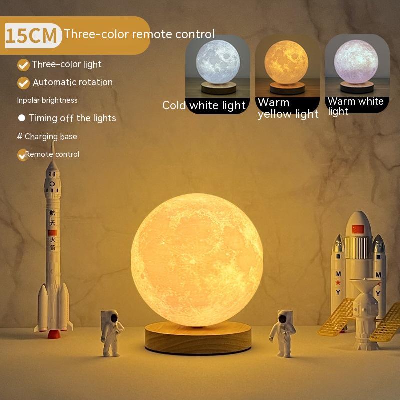 3D Levitating Moon Lamp