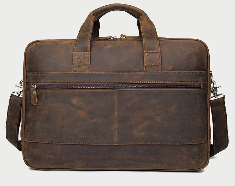 Leather Business bag "Crazy Horse"