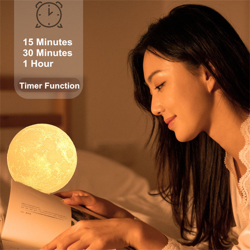 3D Levitating Moon Lamp