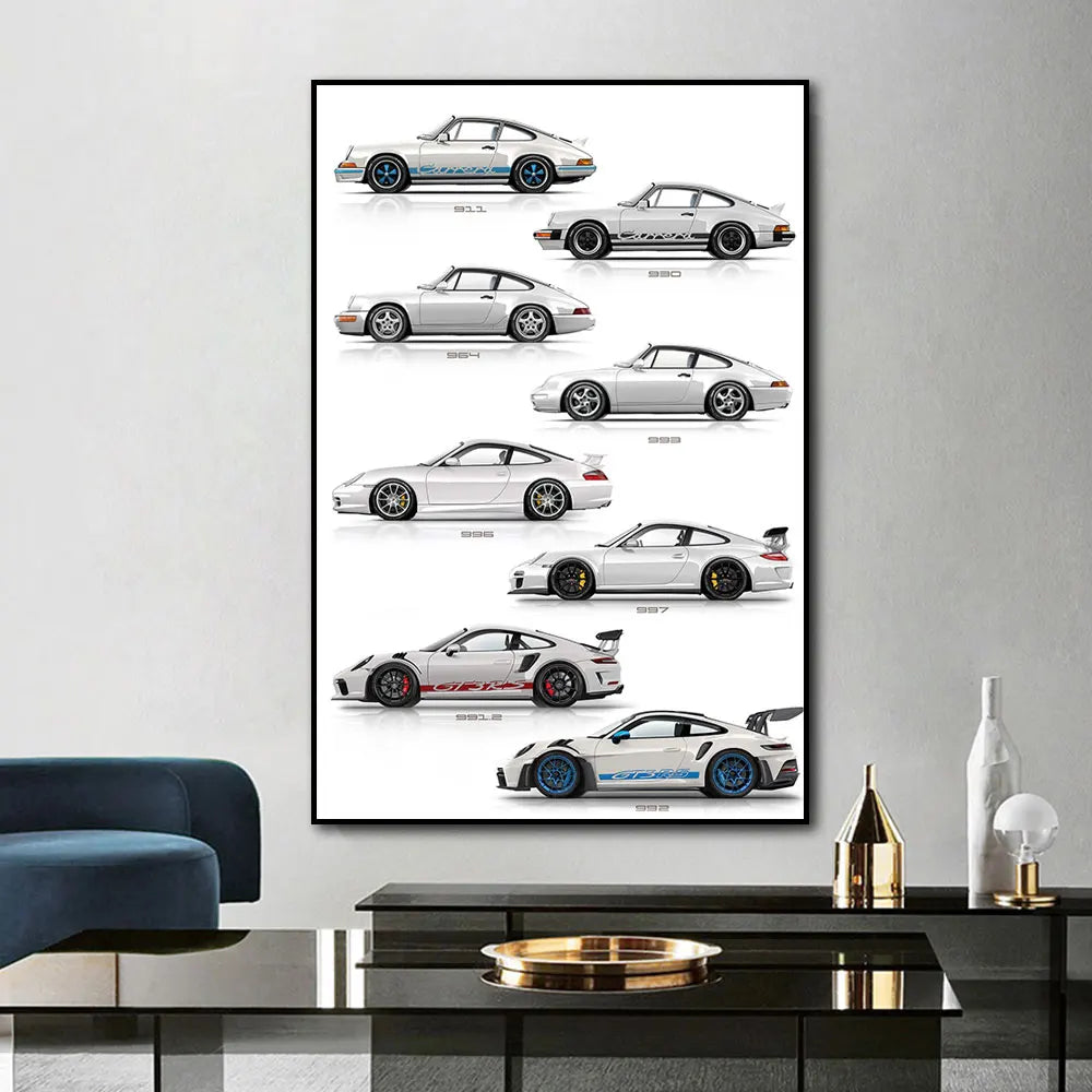 The 911 Generations Canvas