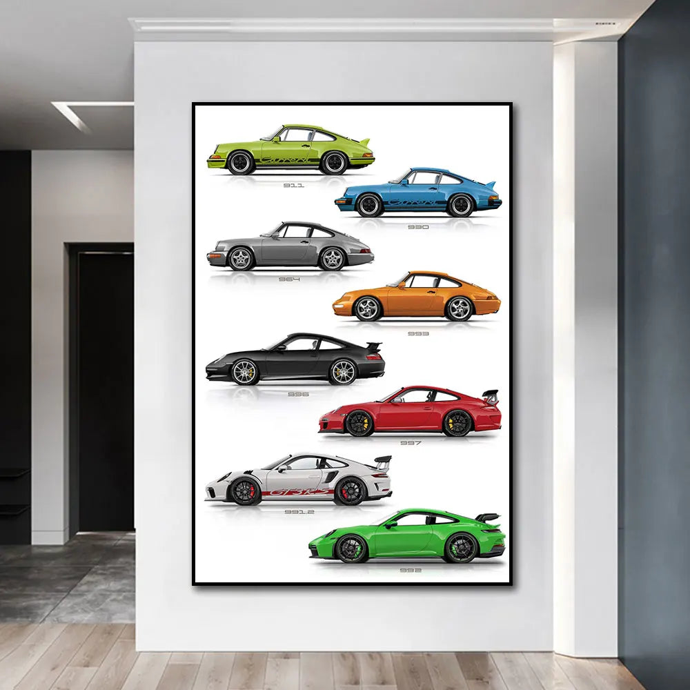 The 911 Generations Canvas