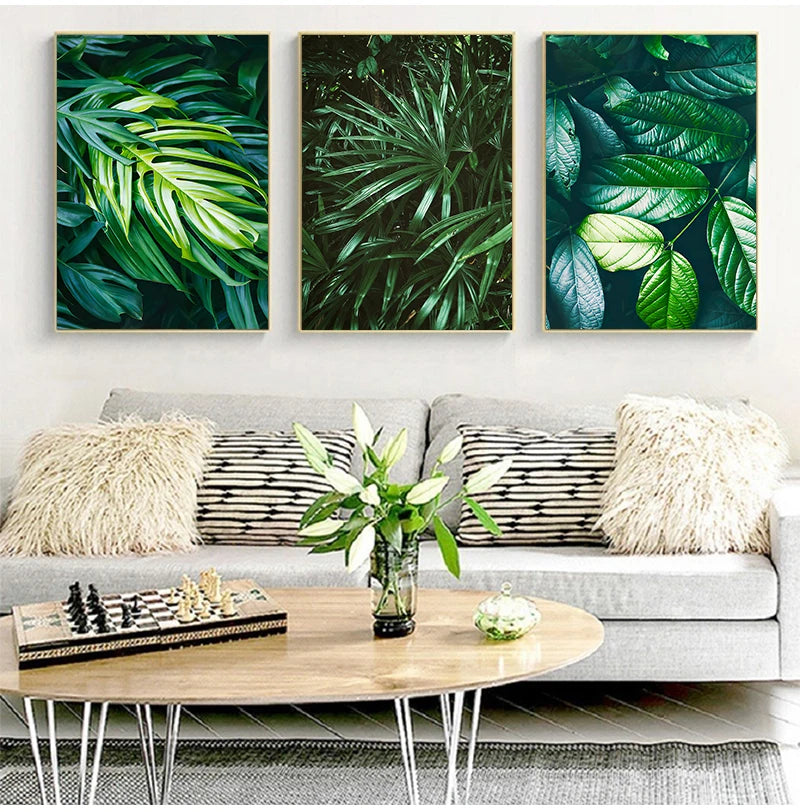 Tropical Palm Leaf Canvas