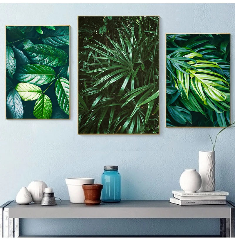 Tropical Palm Leaf Canvas