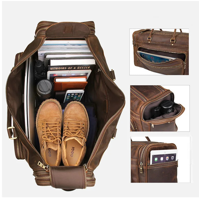 Big Leather Travelbag