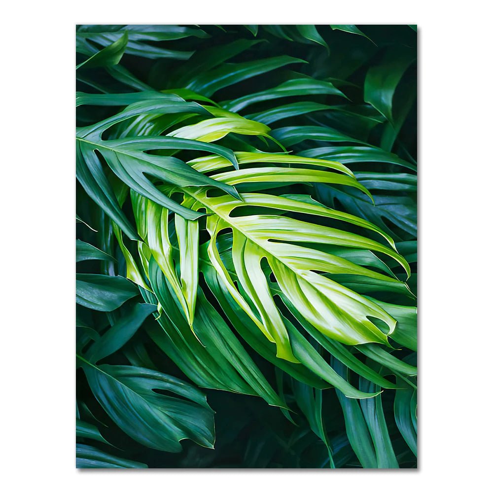 Tropical Palm Leaf Canvas