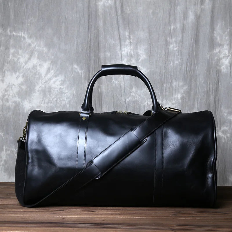 Vintage Leather Duffelbag