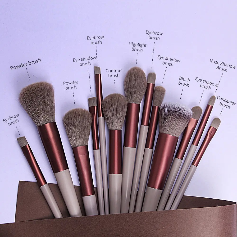 13 Pcs Makeup Brushes