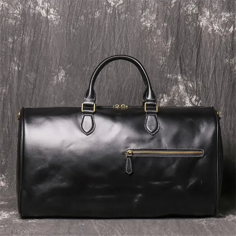 Large Size Leather Travel Bag