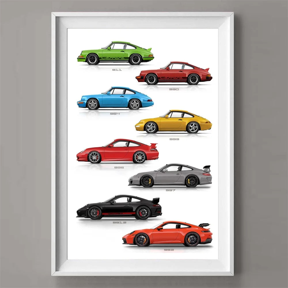 The 911 Generations Canvas