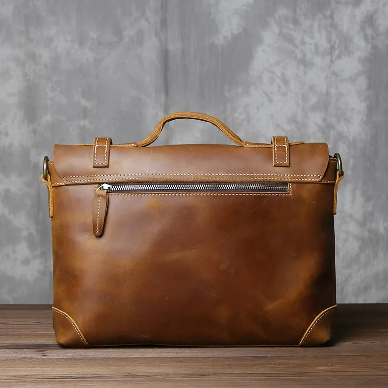 Leather Commuter Handbag