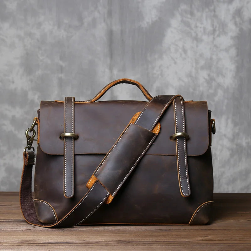 Leather Commuter Handbag