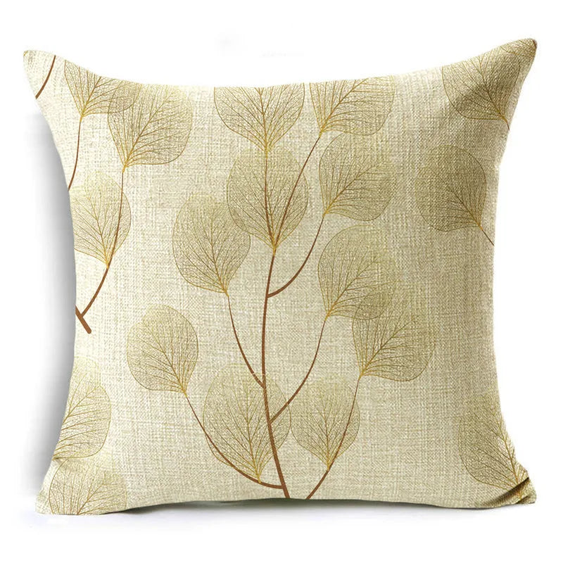 Golden Leaf cushion cover