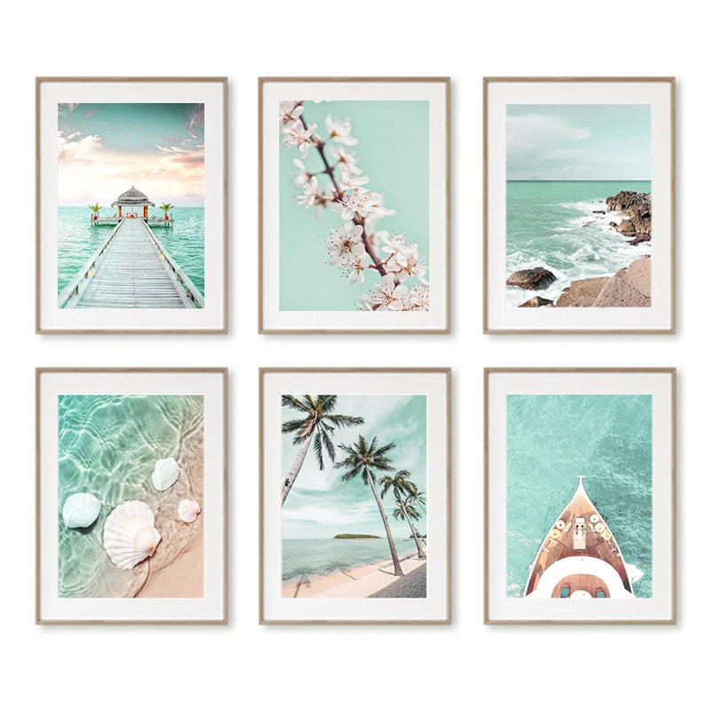 Turquoise Maldives Canvas