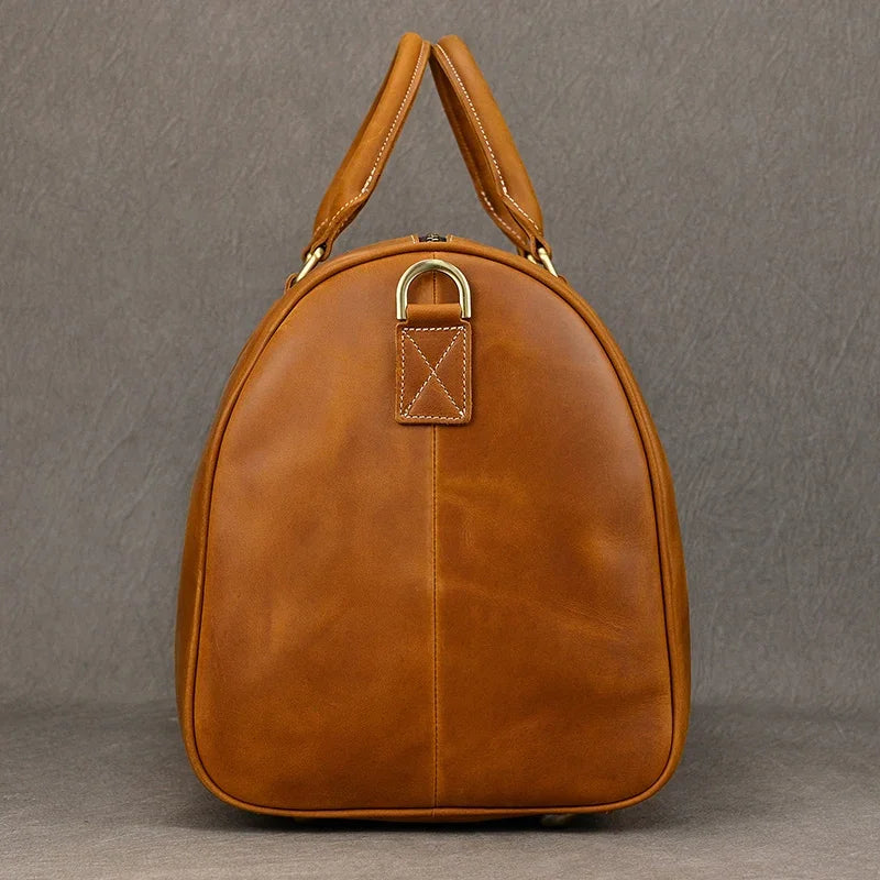 Large Size Leather Travel Bag