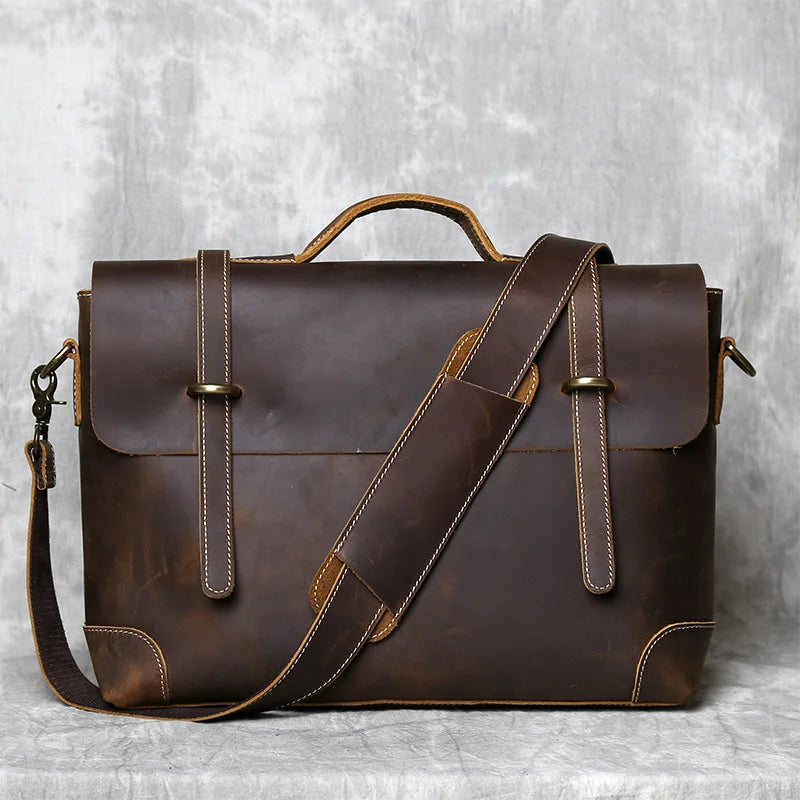 Leather Commuter Handbag