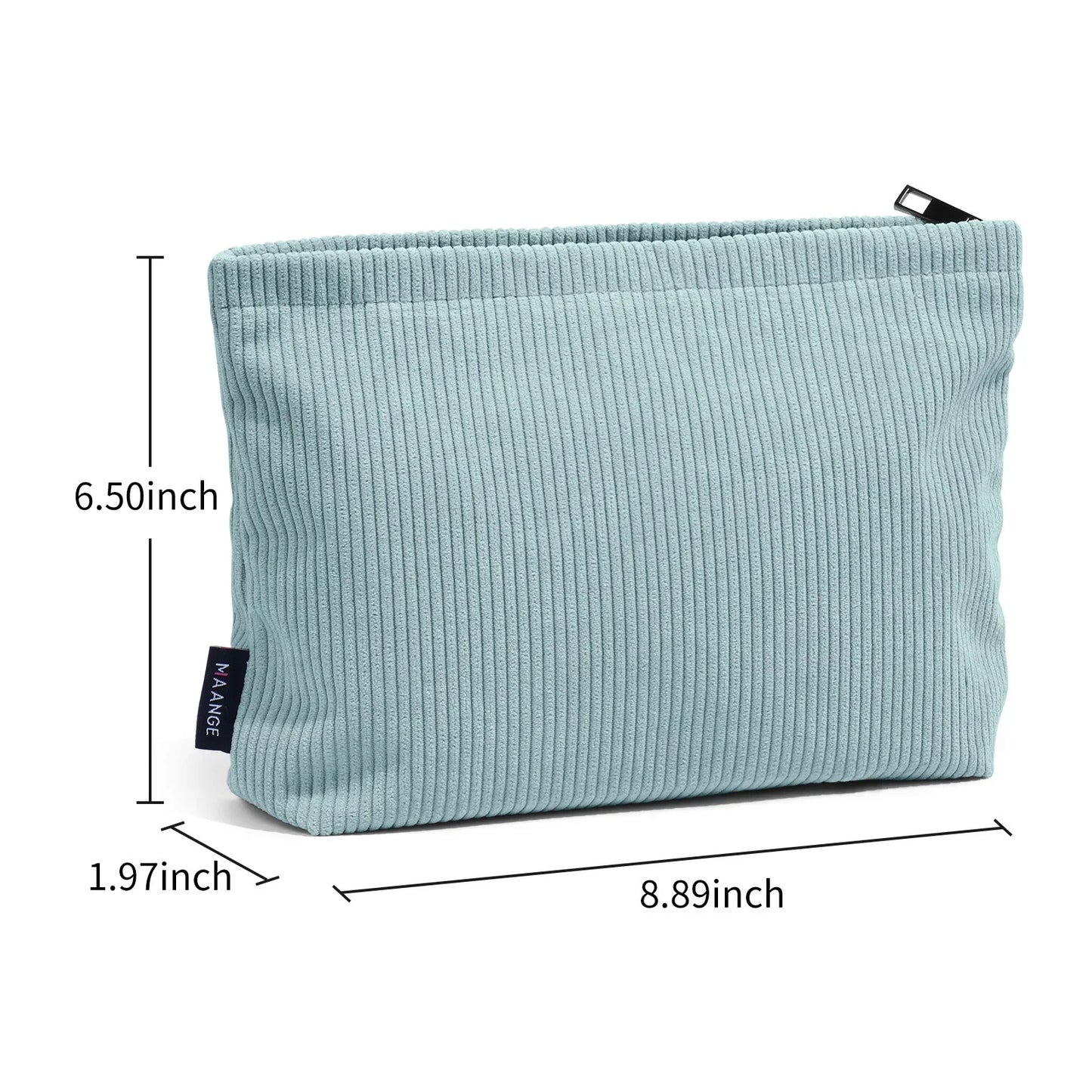 Corduroy Travel Cosmetic Bag