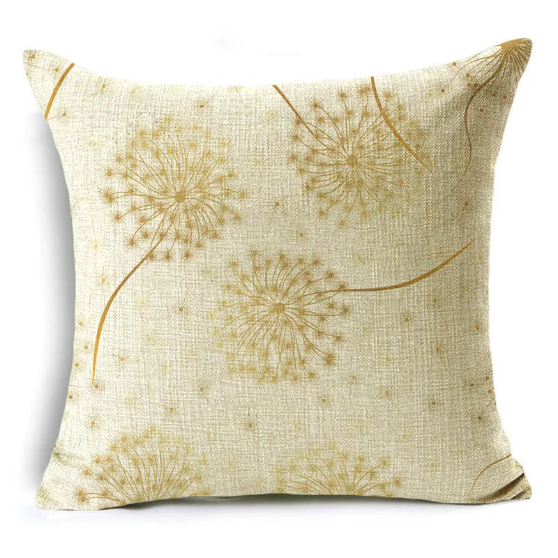 Golden Leaf cushion cover