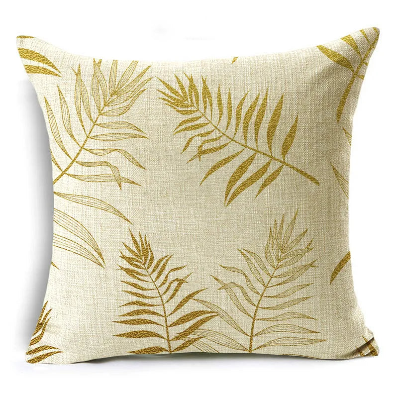 Golden Leaf cushion cover