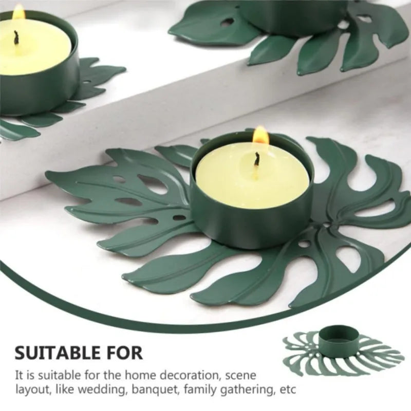 Monstera Candle Holder