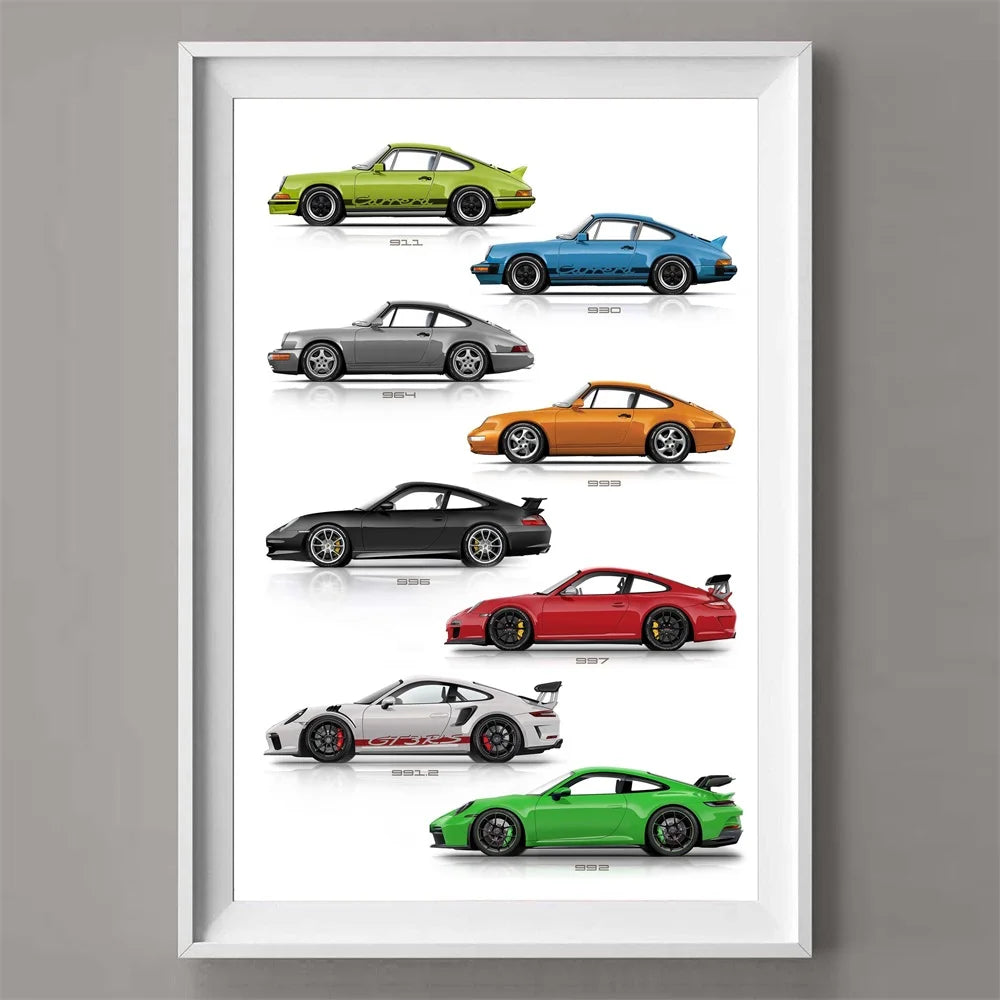 The 911 Generations Canvas