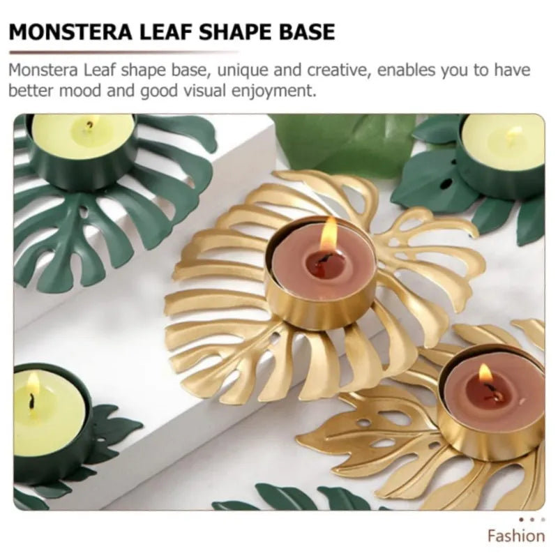 Monstera Candle Holder