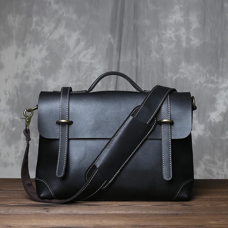 Leather Commuter Handbag