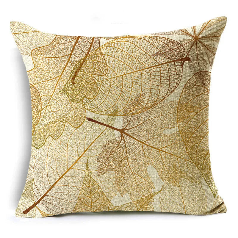 Golden Leaf cushion cover