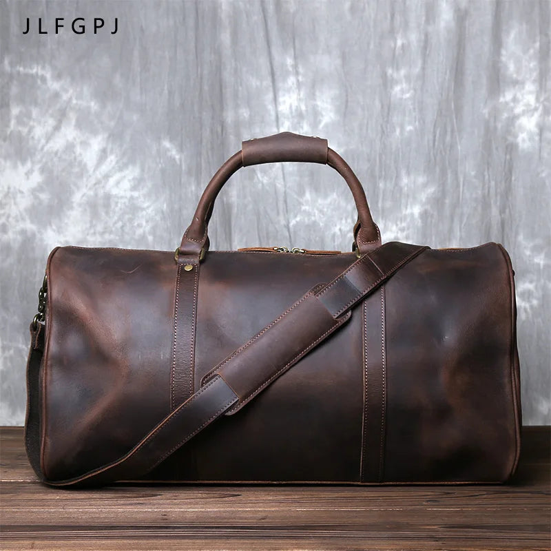 Vintage Leather Duffelbag