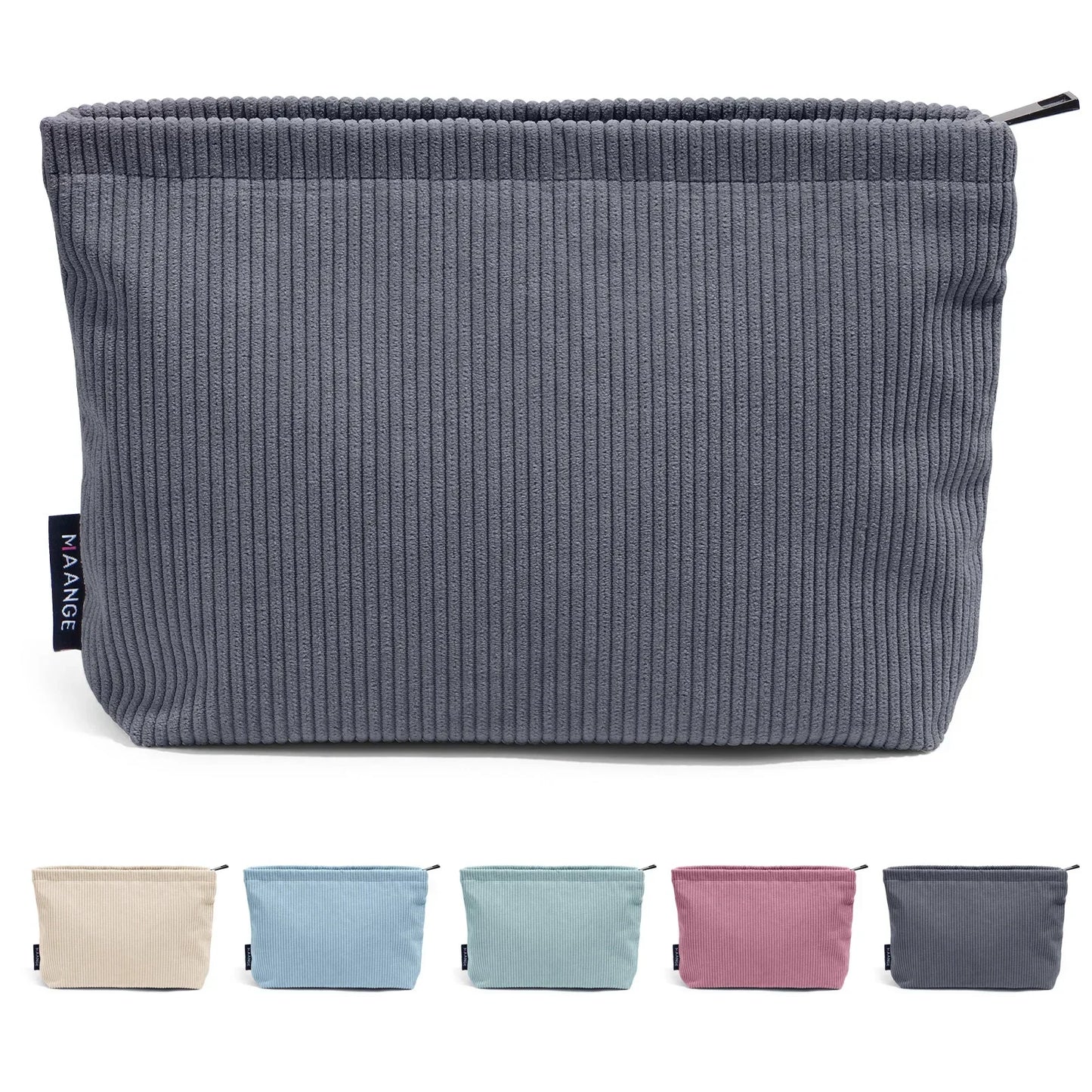 Corduroy Travel Cosmetic Bag