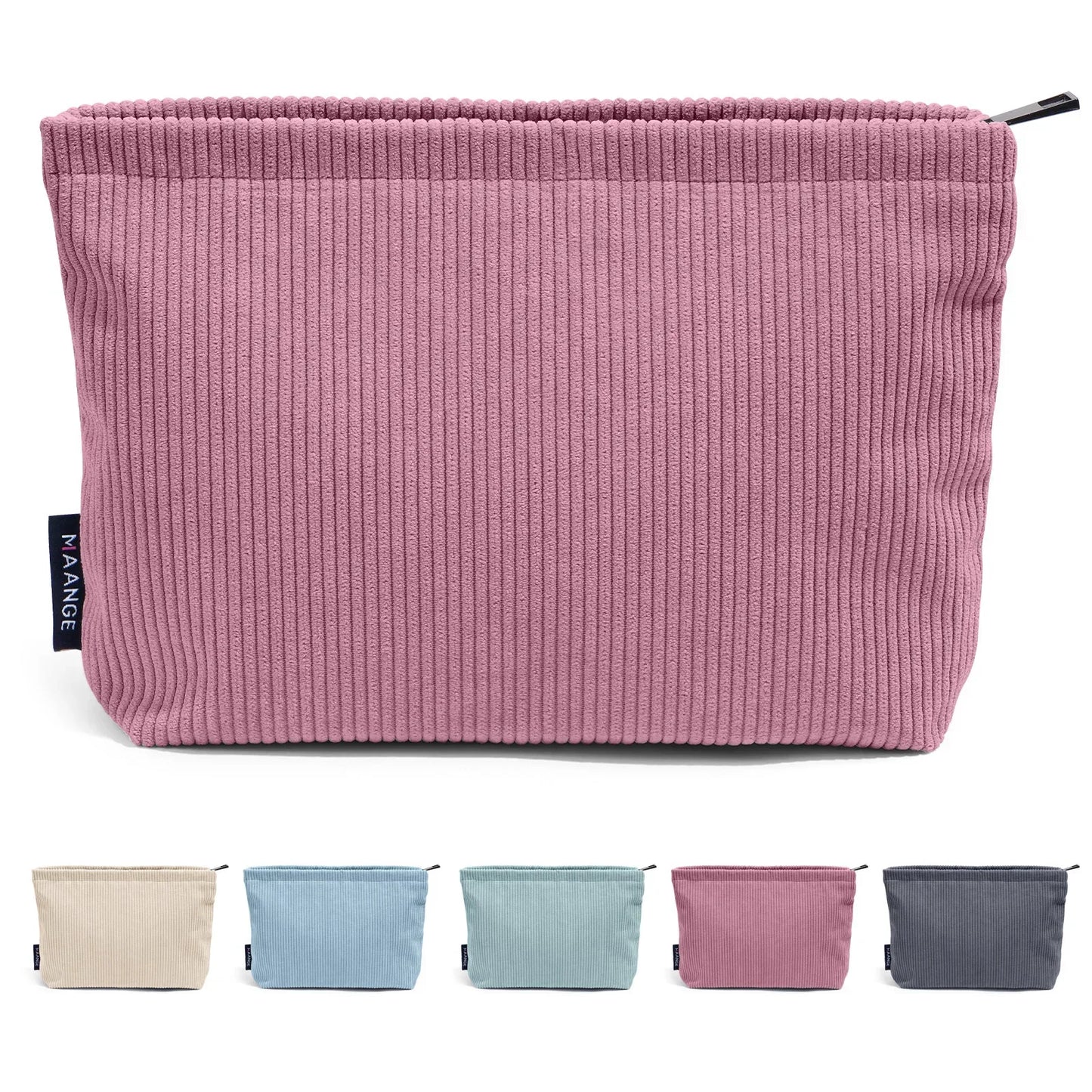 Corduroy Travel Cosmetic Bag