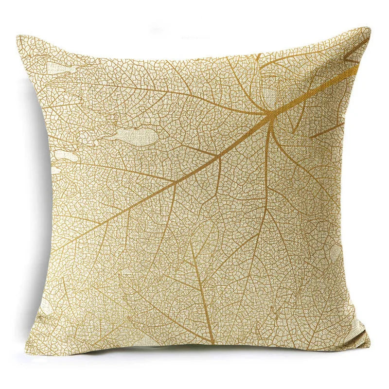 Golden Leaf cushion cover