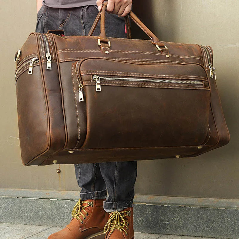 Big Leather Travelbag