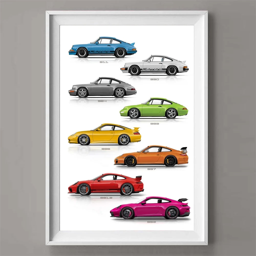 The 911 Generations Canvas