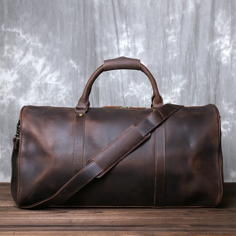 Vintage Leather Duffelbag