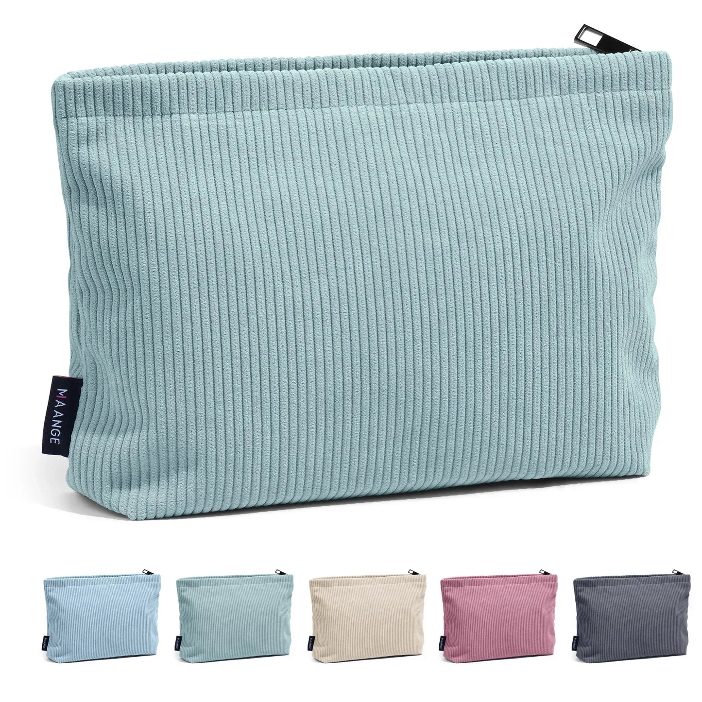 Corduroy Travel Cosmetic Bag