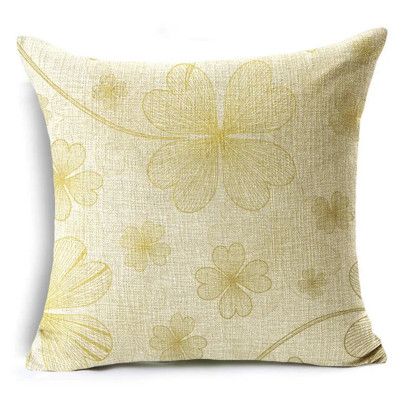 Golden Leaf cushion cover