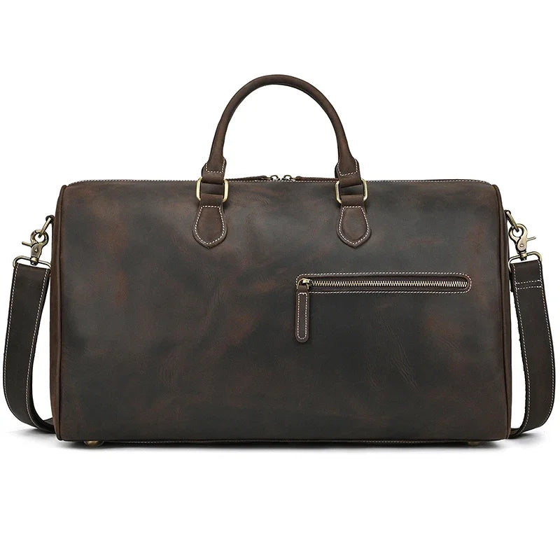 Large Size Leather Travel Bag