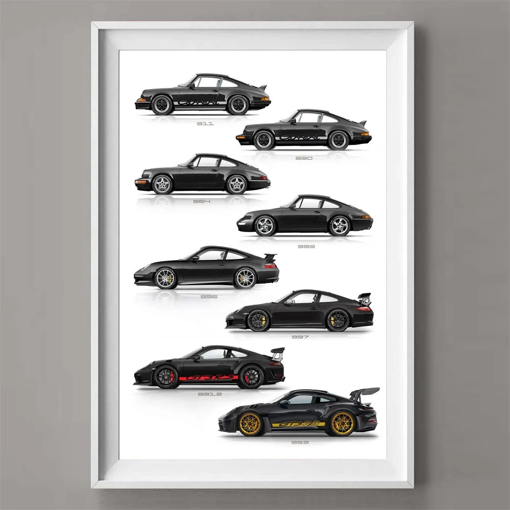 The 911 Generations Canvas