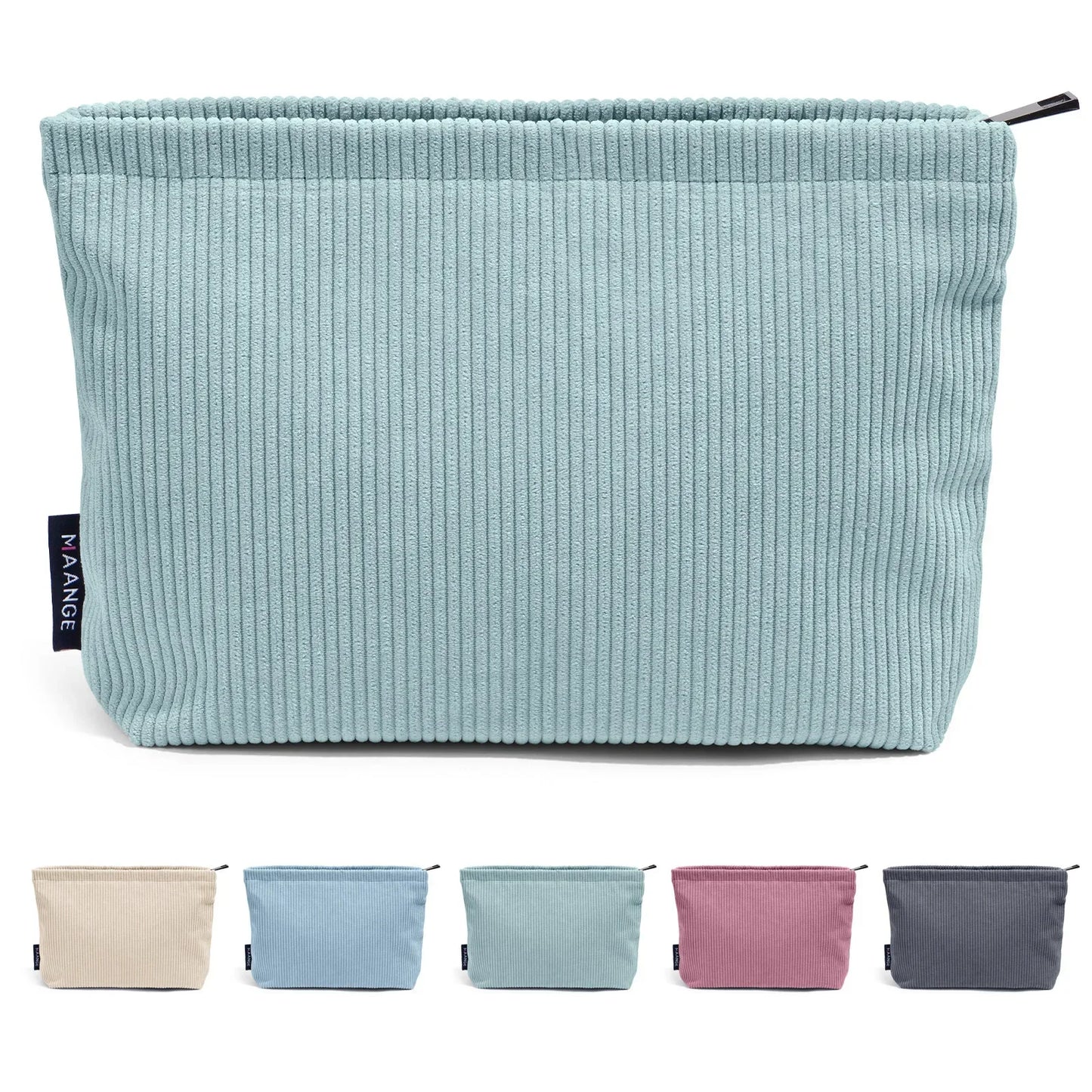 Corduroy Travel Cosmetic Bag