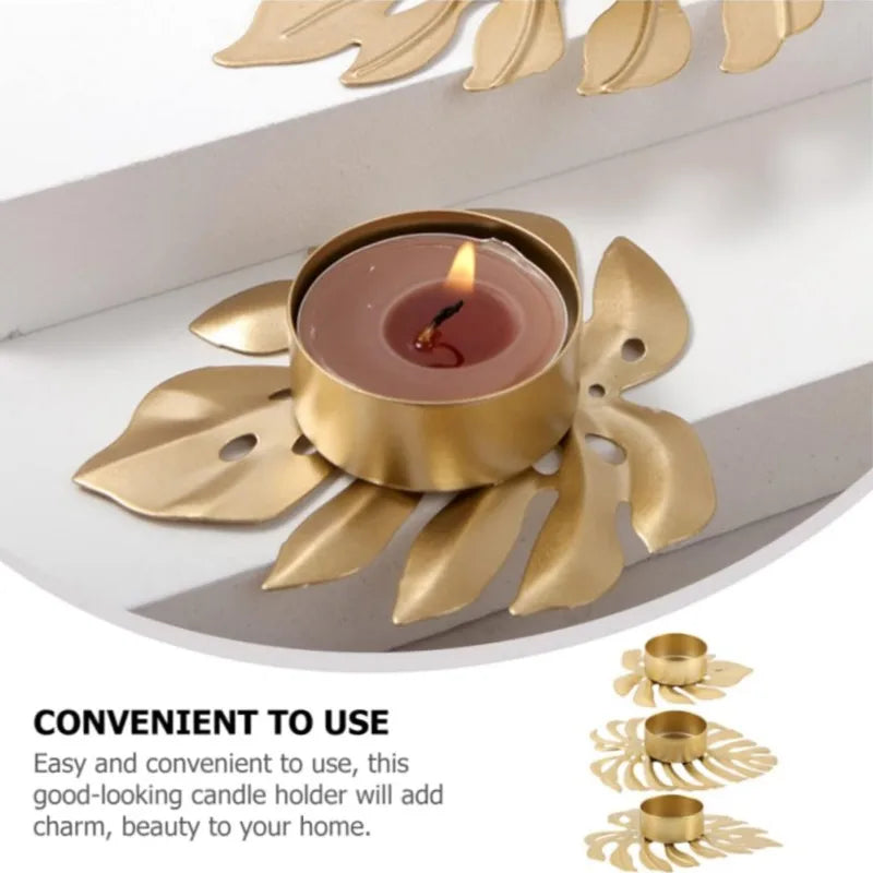 Monstera Candle Holder