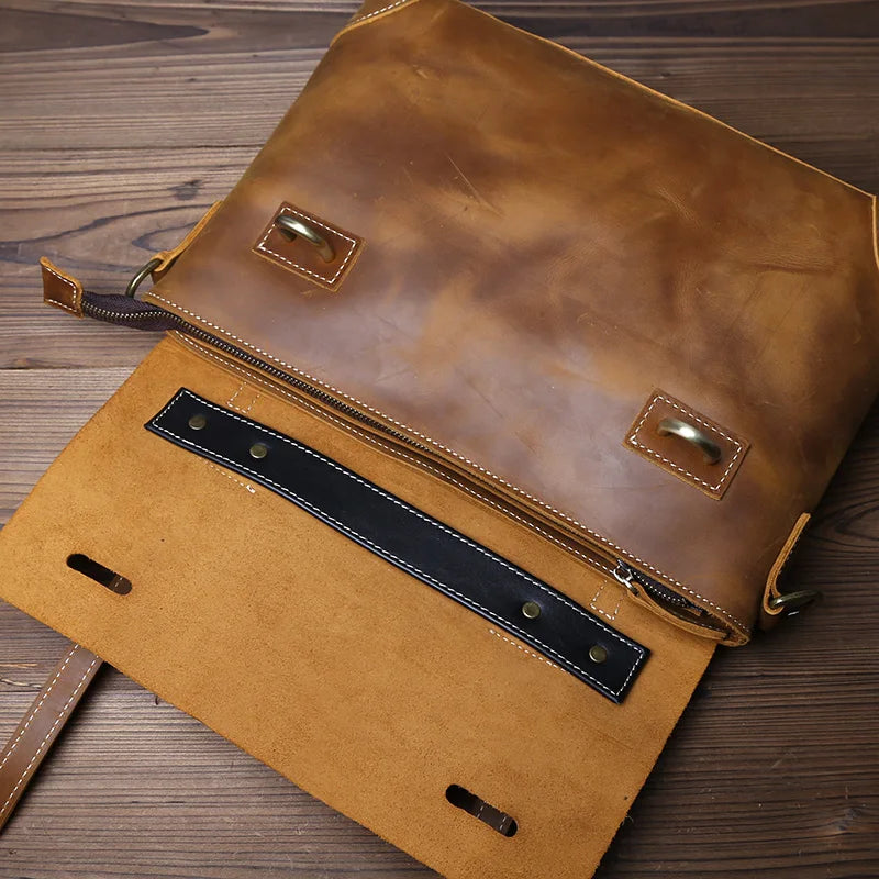 Leather Commuter Handbag