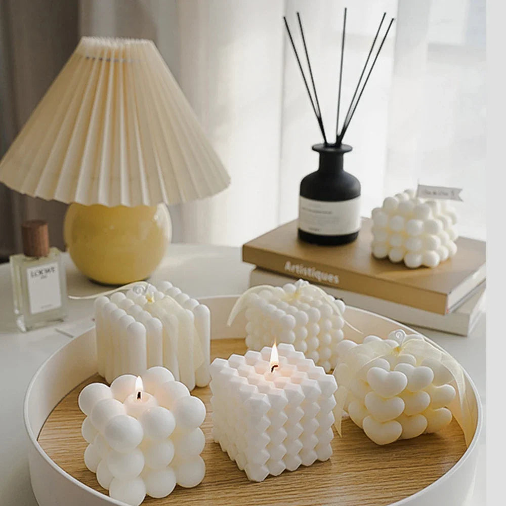 Rubik's Cube Scented Candles