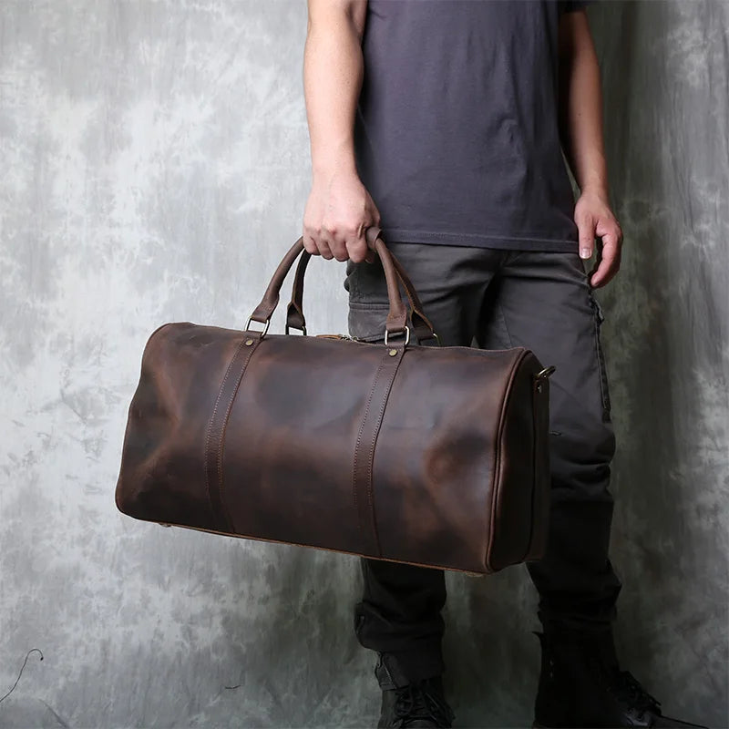 Vintage Leather Duffelbag