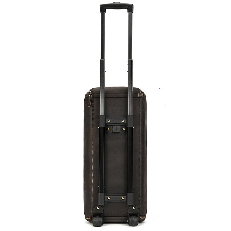 Leather Trolley Bag 22-inch