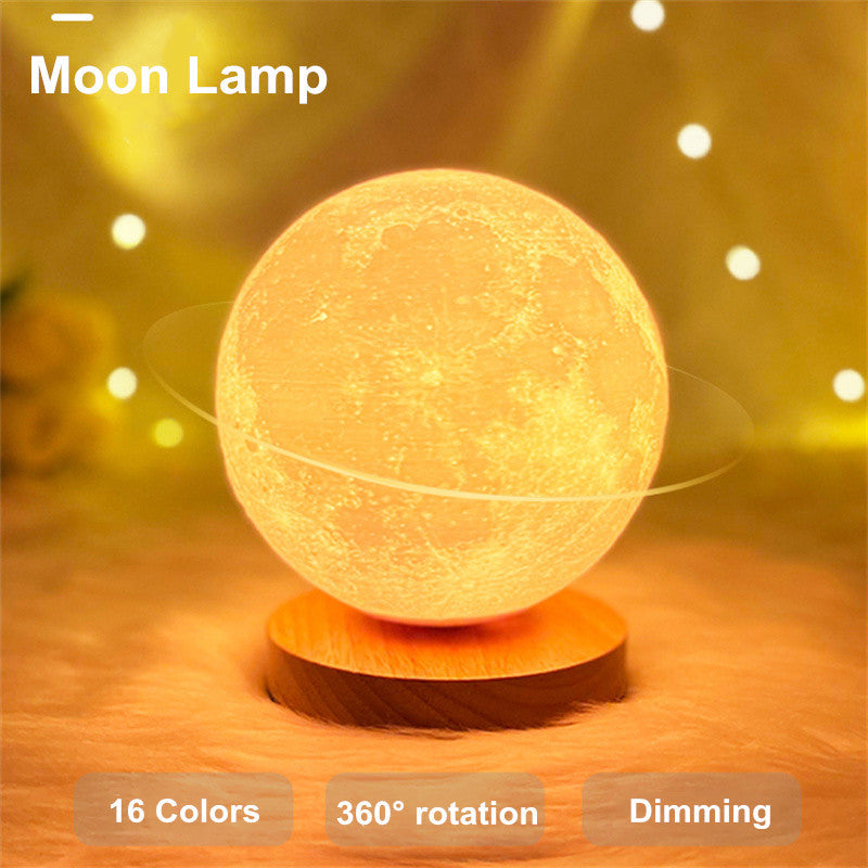 3D Levitating Moon Lamp