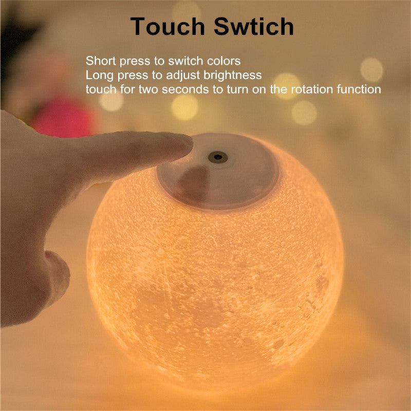 3D Levitating Moon Lamp